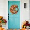 Fall Wreaths for Front Door Outside - 18" Artificial Pumpkin Hydrangea Flowers Maple Leaves and Berries for Porch Wall Window Halloween Thanksgiving Indoor Outdoor Decorations